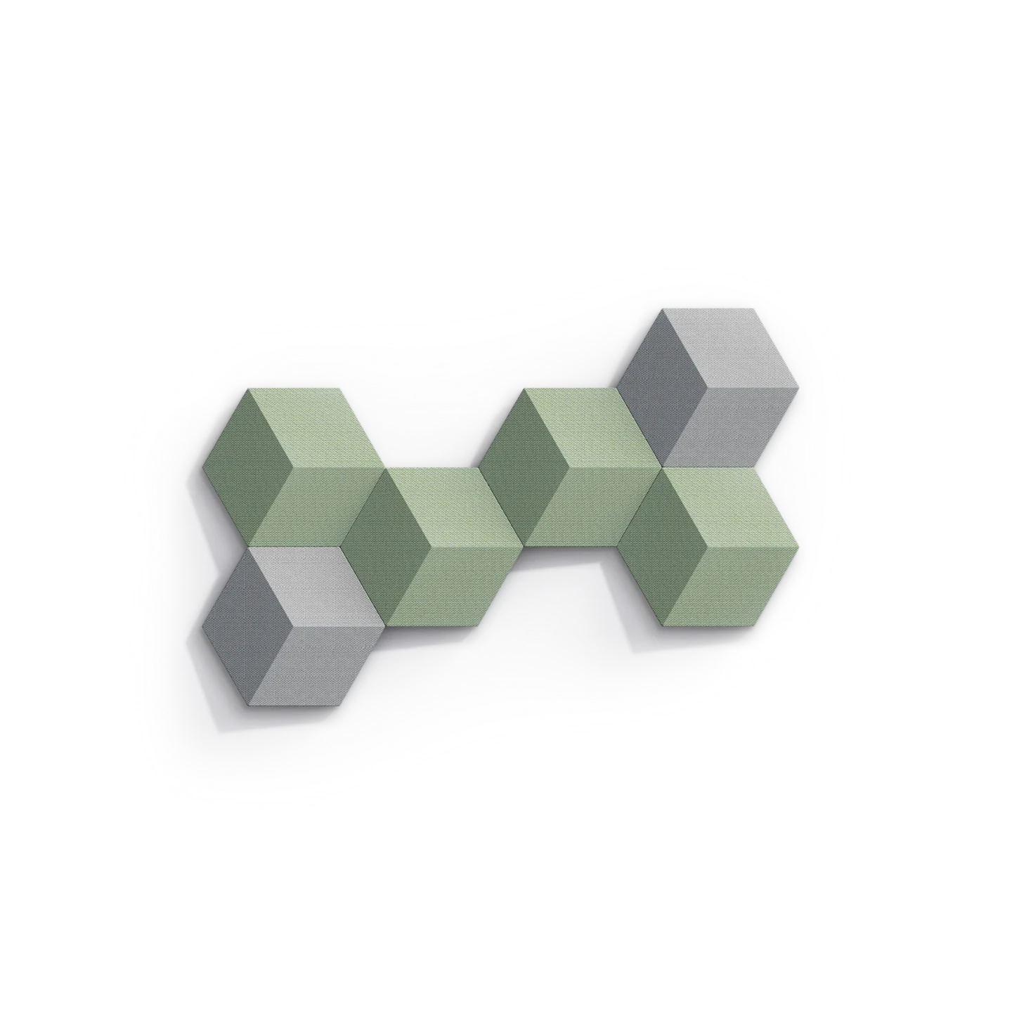 Beosound Shape with a green and gray cover